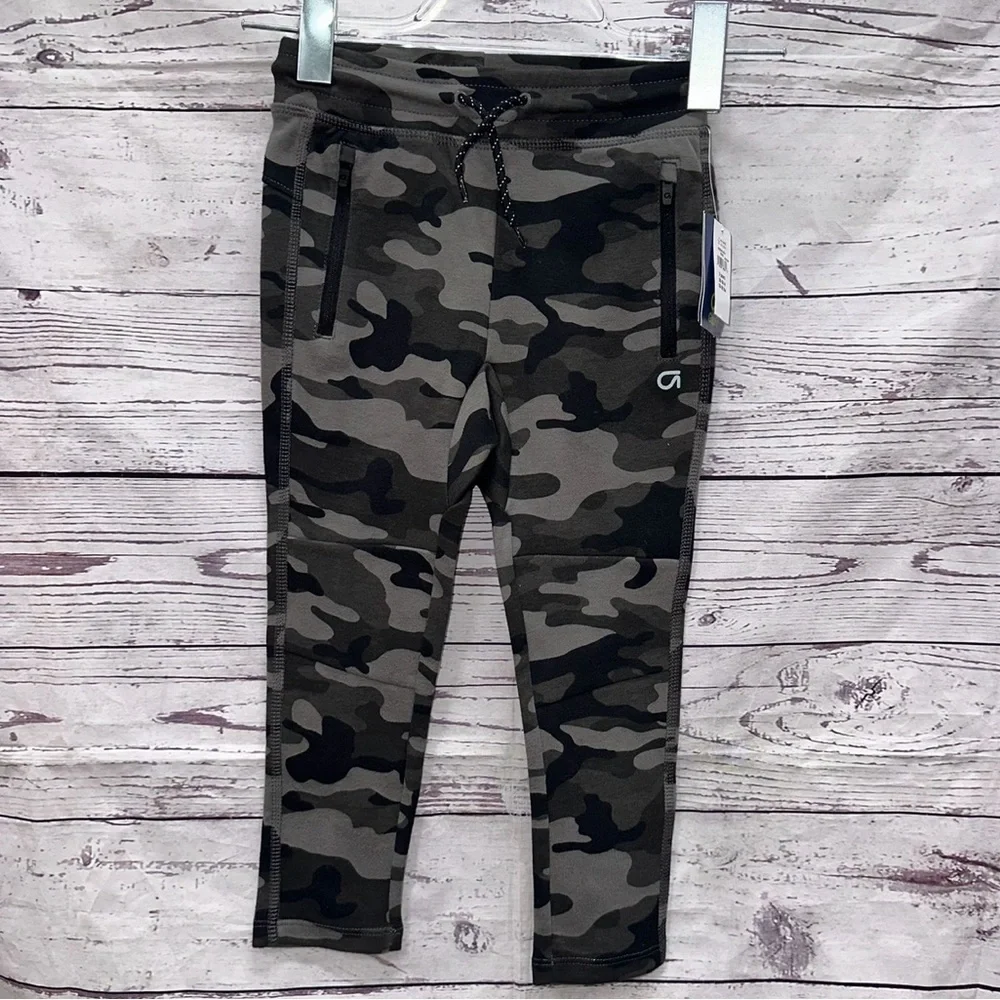 Gap Fit Boy’s Fatigue Zip pocket Leggings Size 3 Years